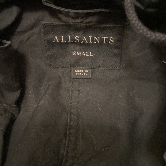 All saint double zip hooded jacket - Picture 2 of 2